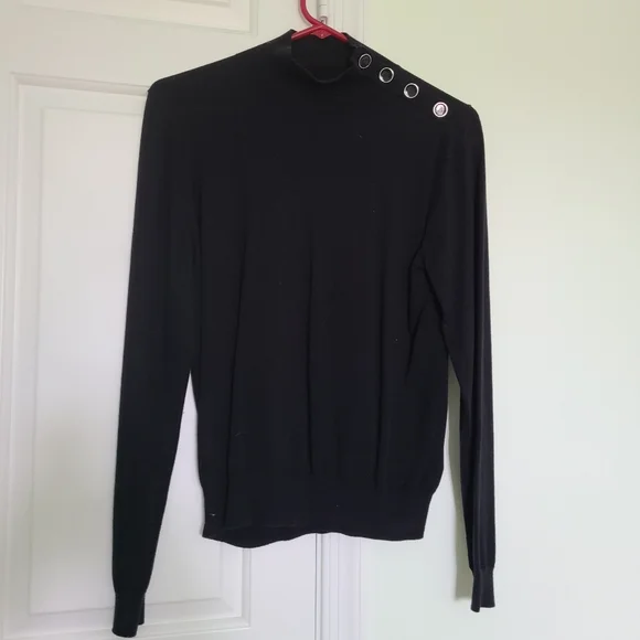 J. Crew silk blend shoulder button sweater sz S - Picture 2 of 7